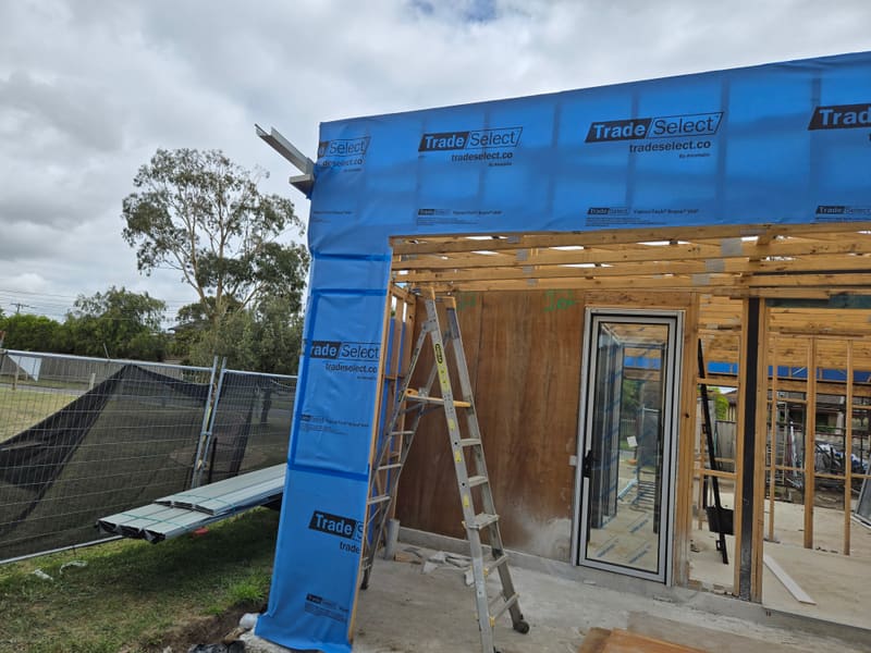 Brane vapour wrap walls — 20241213_105235