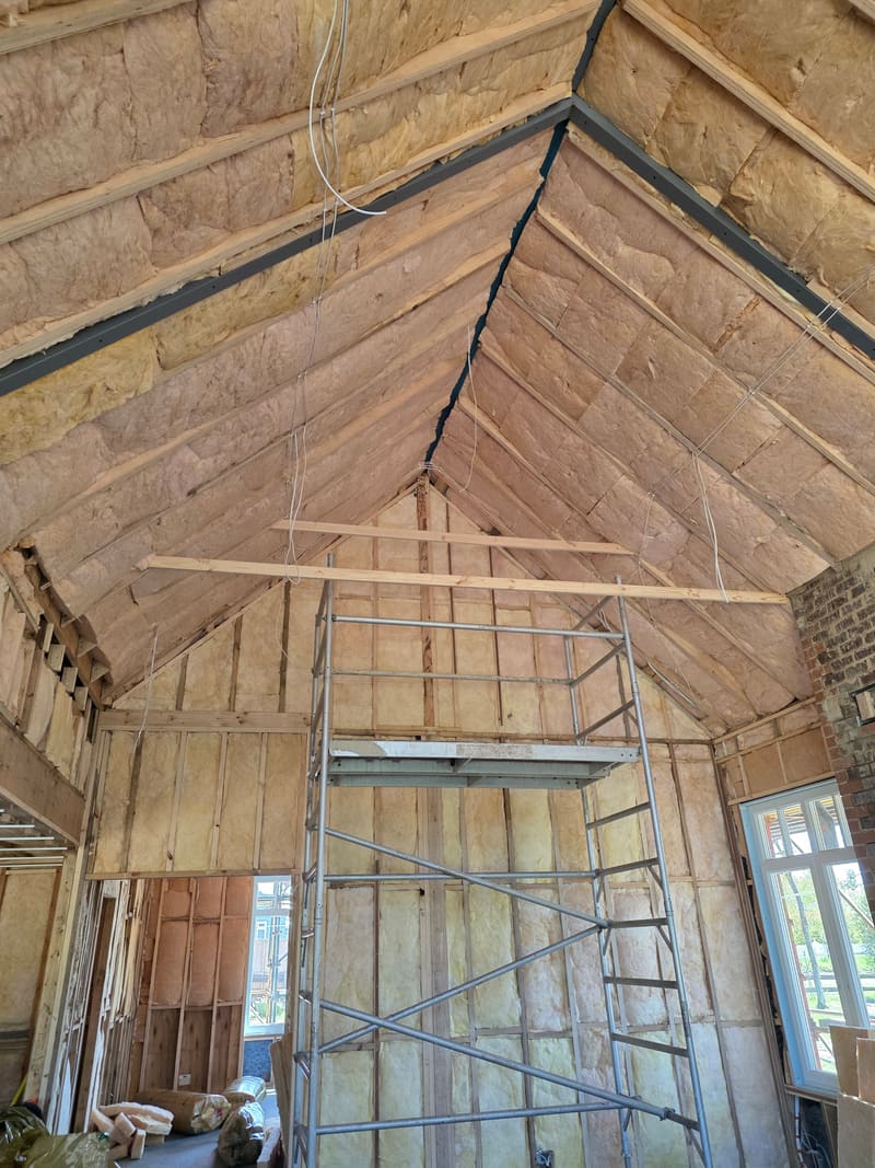Walls and ceiling — combined insulation — 20251007_140255