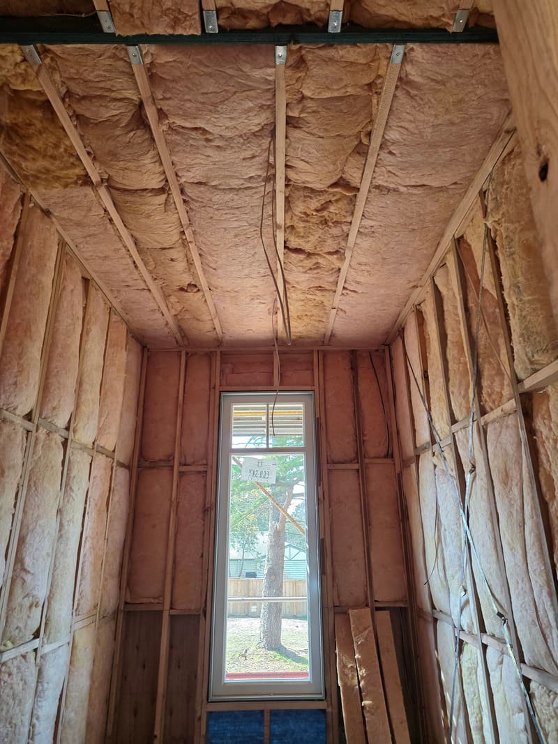 Walls and ceiling — combined insulation — 20251007_152558